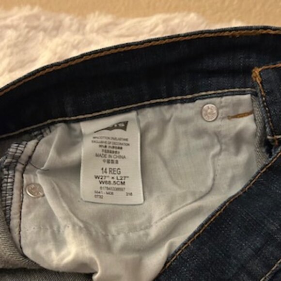 Boy/Girl Original 541 Levi’s 14 Reg. Athletic Fit Stretch Straight Leg Relaxed - Picture 8 of 10